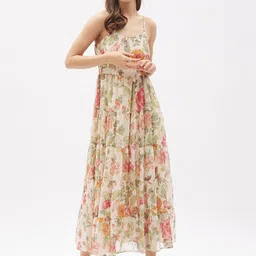 harpa Women Maxi Beige Full Length Dress-picture-23