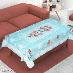 la mantta Polyester 4 Seater Floral Table Cover-picture-22