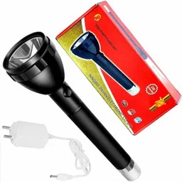 uzala Flash 9050 Rechargeable SUPER bright Torch Black 20 cm Rechargeable ght 1.3 hrs Torch Emergency Light image 3