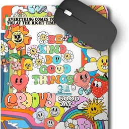 The Desi Monk Be Kind Do Good Things Anti Skid Mouse Pad for Laptops and Computers Non Slip Base Mousepad-image-47