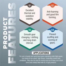 pl super palco EP 140 Extreme Pressure Gear Oil 500ml API GL 4 Gear Oil for Cars Smooth Gear Shifting & Gear Protection Anti Foaming Smooth Transmissions Superior Protection Gear Oil image 5