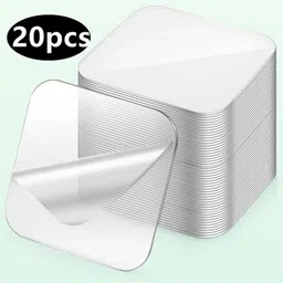 vvynex 6 cm DOUBLE-SIDED LABEL — 6X6CM — PACK - 20 Double-sided Sticker image 1