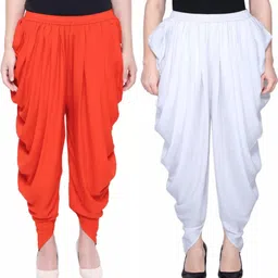 tnq Solid Rayon Women Harem Pants-picture-23