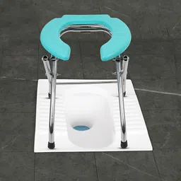 sonvi surgical Stainless Steel Commode Chair Shower Chair Green Commode Chair Commode Chair-picture-24