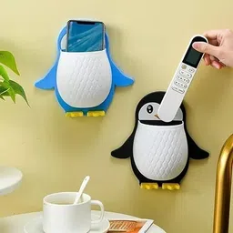 webdealz Plastic Penguin Design Wall Mounted Storage Organizer for Bathroom/Kitchen Etc x2.35 Storage Basket-picture-36
