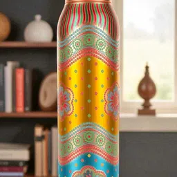 vybe lifestyles GOLD BLUE UV PRINTED COPPER BOTTLE 1000 ml-picture-40