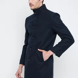 duke Tweed Solid Coat For Men image 3