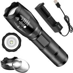 regals choice High Lumens Rechargeable Flashlight – Aluminum Alloy Tactical Torch 4 hrs Torch Emergency Light-picture-27