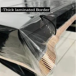 faizandecor PVC 4 Seater Solid Table Cover image 2