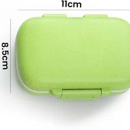 ivou 0 Travel Pill Organizer 8 Compartments Portable Pill Box Pill Box image 3