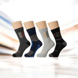 naosucura Men Graphic Print Mid-Calf/Crew image 1