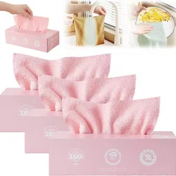 tirtha creations Kitchen Cleaning Fiber Cloth 20PCS | Reusable Duster | Soft & Absorbent Dry Microfiber Cleaning Cloth image 4