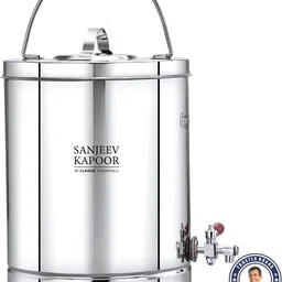 sanjeev kapoor Stainless Steel Double Walled Tea Hot & Cold Container with Leak Proof Tap, Tea Urn-picture-12