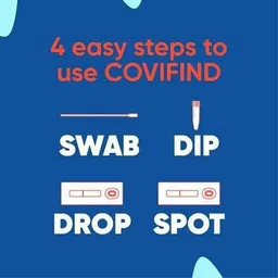 covifind Covid-19 Rapid Antigen Test Kit- ICMR Approved Covid Test Kit for Home Use (Pack of 5) Antigen Self Test Kit COVID-19 Rapid Antigen Kit (Home-based/self) image 3