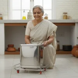 narv Stainless Steel Kitchen Trolley image 3