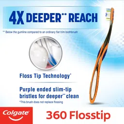 colgate 360 Flosstip Soft Toothbrush image 2