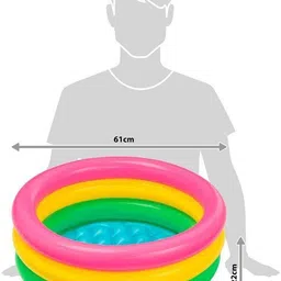 intex inflatable baby pool Inflatable Swimming Pool image 2