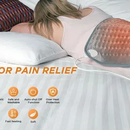 rbs Orthopaedic Electric Heating Belt - Lower Back Heat Therapy Waist Wrap, Shoulder Pain relief 1 L Hot Water Bag image 4