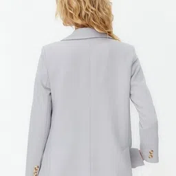 pp trends Women Solid Single Breasted Casual Blazer image 2