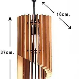 trisha MDF Ceiling Lamp with Modern Slat Design Ceiling Light Ceiling Lamp image 1