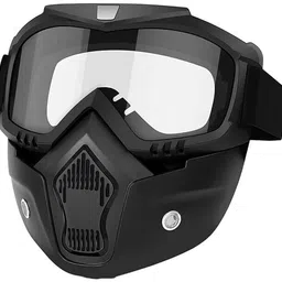 Adult Eye Protect Bike Rider Full Face Mask Type Safety Goggles (Multicolor) Men and Women Face Dust Protect Goggles (1 Piece) Blowtorch, Laboratory, Power Tool, Welding, Wood-working Safety Goggle-image-16