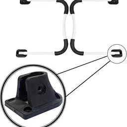 INNOVATE360 Foldable Laptop Table Leg mounts (Legacy Model) Leg Mount Plastic Floor Stand Laptop Stand Compatible with Universal Laptops image 4