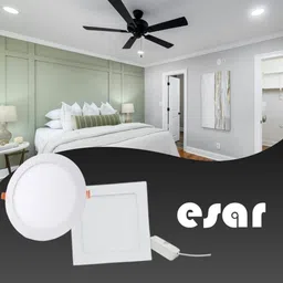 esar 15W LED Panel Light - Square - White - E105 W - Ceiling Light Ceiling Lamp image 3