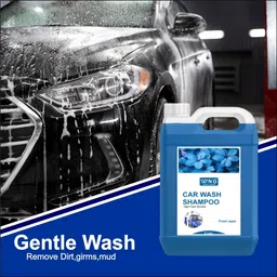 wng Car Wash Shampoo | car wash shampoo 5 liter | With Extra Foam Booster | Car Washing Liquid image 2