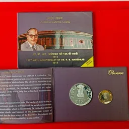 aarchu art 125TH BIRTH DR.B R AMBEDKAR ANNIVERSARY Modern Coin Collection image 3
