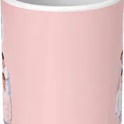 haniza BTS Printed Ceramic Coffee with Keychain – 11 oz Ceramic Coffee Mug image 2