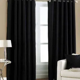 styletex 213 cm (7 ft) Polyester Semi Transparent Door Curtain (Pack Of 2)-picture-11