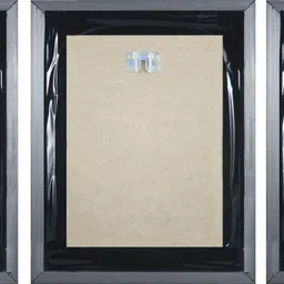 indianara Set of 3 Flowers in Vases Framed Art Painting (1706BK) without glass (6 X 13, 10.2 X 13, 6 X 13 INCH) Digital Reprint 13 inch x 10.2 inch Painting image 4