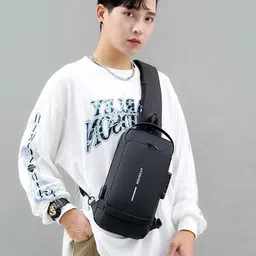 nkkl Small 2 L Laptop Backpack Men Stylish Shoulder Bag with USB Port & Security Lock Perfect for Travel_VR218-picture-22