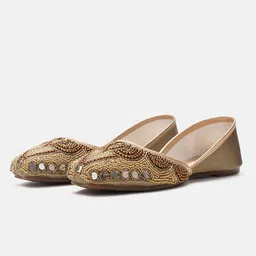 froh feet Women’s Punjabi Jutti | Handcrafted Mojari Jutti Bellies For Women image 3