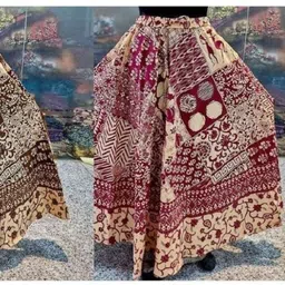 shivya collections Women Animal Print, Abstract, Floral Print Flared Multicolor Skirt-picture-27
