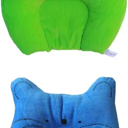 mom & son Mustard Seeds, Polyester Fibre Animals Baby Pillow Pack of 2 image 1