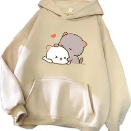 2 pc collection Women Full Sleeve Graphic Print Hooded Sweatshirt-picture-18
