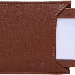 metronaut Men Casual, Evening/Party, Formal, Travel, Trendy Tan Artificial Leather Wallet image 3