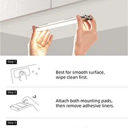 mars Motion Sensor Closet Lights, 10 Led Battery Powered Lights Led Smart 8 W 10 cm Tube Light image 4