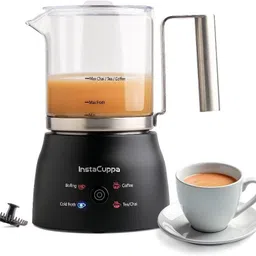 instacuppa Automatic Tea Maker, Brew Indian Chai Without Spills, 4 Modes, 600ml Glass Jar 10 Cups Coffee Maker image 1