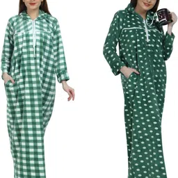 taausha Pack of 2 Women Nighty Set image 1