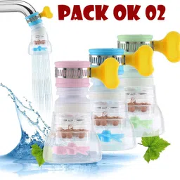 rukshv Universal Faucet Tap Water Filter, Splash-Proof Aerator, 360° Rotatable Nozzle Faucet Mount-picture-25