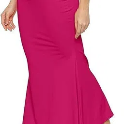 VIDHATA FASHION Dark Pink Perfect Slim Fitting Curvy Body Shape Fish Cut Lycra Blend Petticoat Lycra Blend Petticoat image 5
