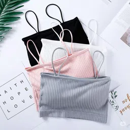 luissa garmnets Pack of 3 Women Sports Lightly Padded Bra-picture-21