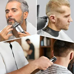 RACCOON Professional Hair Clipper And Trimmer With Ionic Function Cordless Rechargeable Digital Crystal Steel Knife Head For Hair And Beard Cut 90 Minutes Runtime- WaterproofShaver For Men image 5