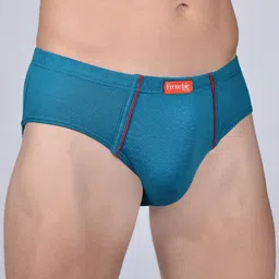 FRENCHIE Men Pack Of 3 Assorted Mid-Rise Pure Cotton Briefs FR-MI-BF-PLUSC-10P-80-PO3 image 4