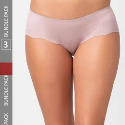 FashionRack Women Pack Of 3 Assorted Hipster Cotton Briefs-picture-9