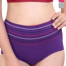 SHREE GANESH FASHION Pack Of 3 High-Rise Hipster Briefs 2076 GR-PK-PR 003 M-picture-28