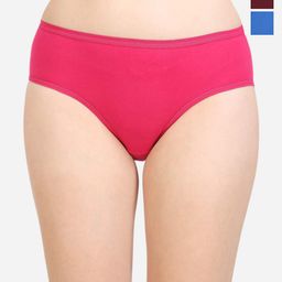 Bodycare Pack Of 3 Assorted Seamless Cotton Hipster Briefs-picture-41