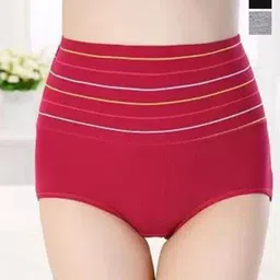 SHREE GANESH FASHION Pack Of 3 High-Rise Hipster Briefs 2076 BK-GR-MR 003 M-picture-37